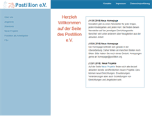 Tablet Screenshot of postillion.org